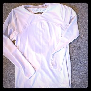Varley long sleeve white athletic top